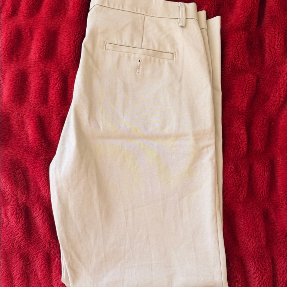 Haggar Men's Cream Chinos